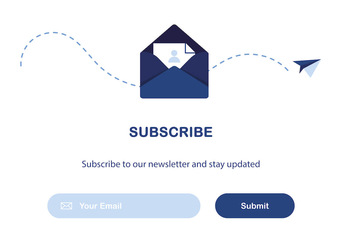 Esempio CTA in una landing page