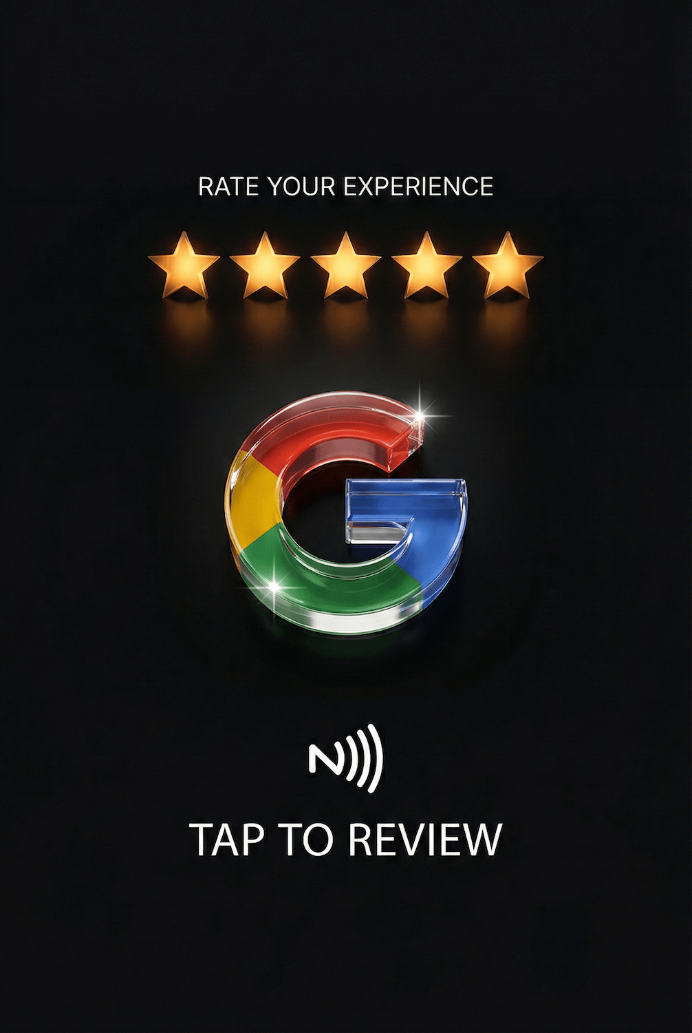 Carta NFC Recensione Google RevAgency Anteprima Carta NFC Recensione Google personalizzata<br />
RevAgency