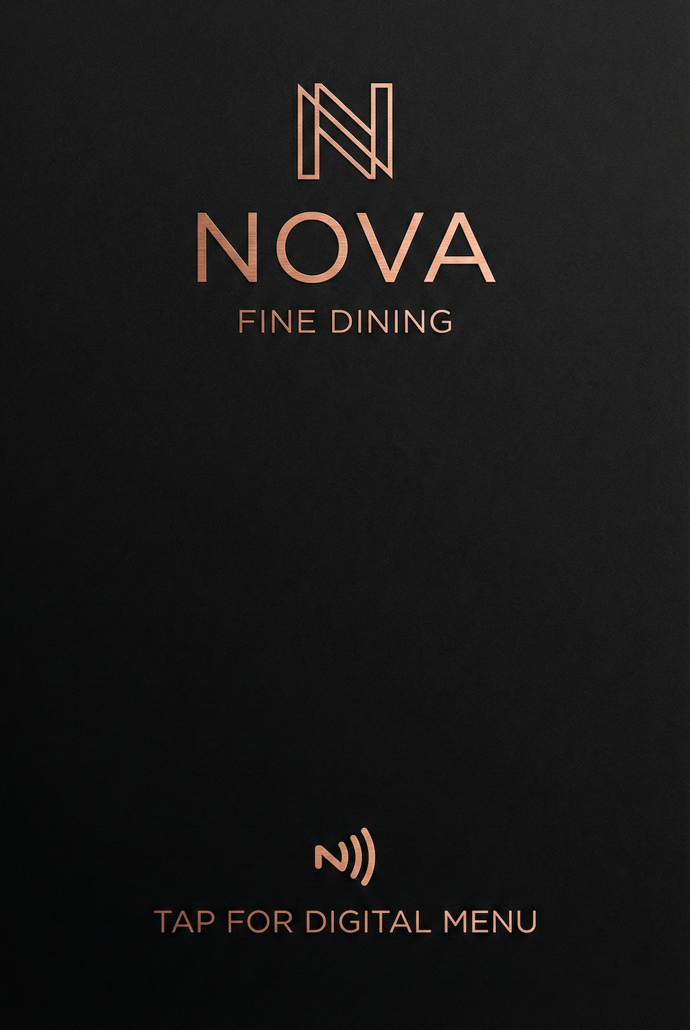 Carta NFC menu digitale RevAgency Anteprima Carta NFC personalizzata menu digitale RevAgency